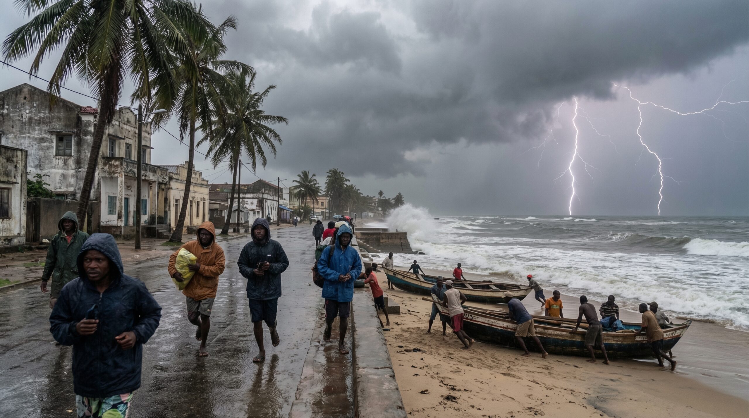 Tropical storm fytia threatens the coasts of nampu delpmaspu scaled