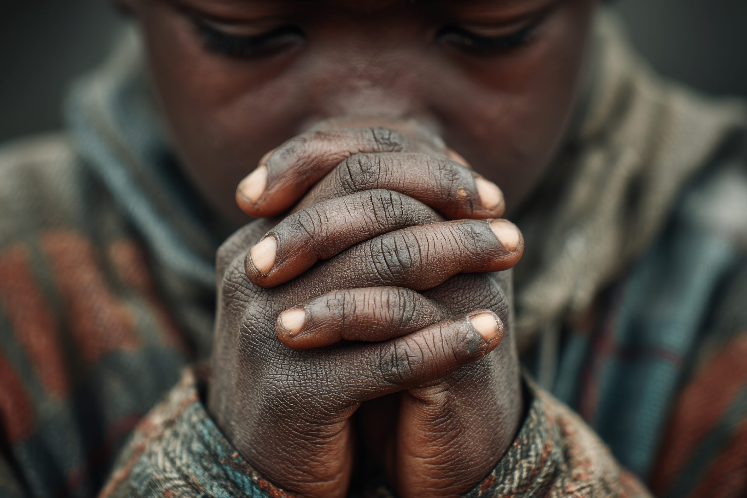 vecteezy a young boy is praying with his hands folded 68035190 scaled