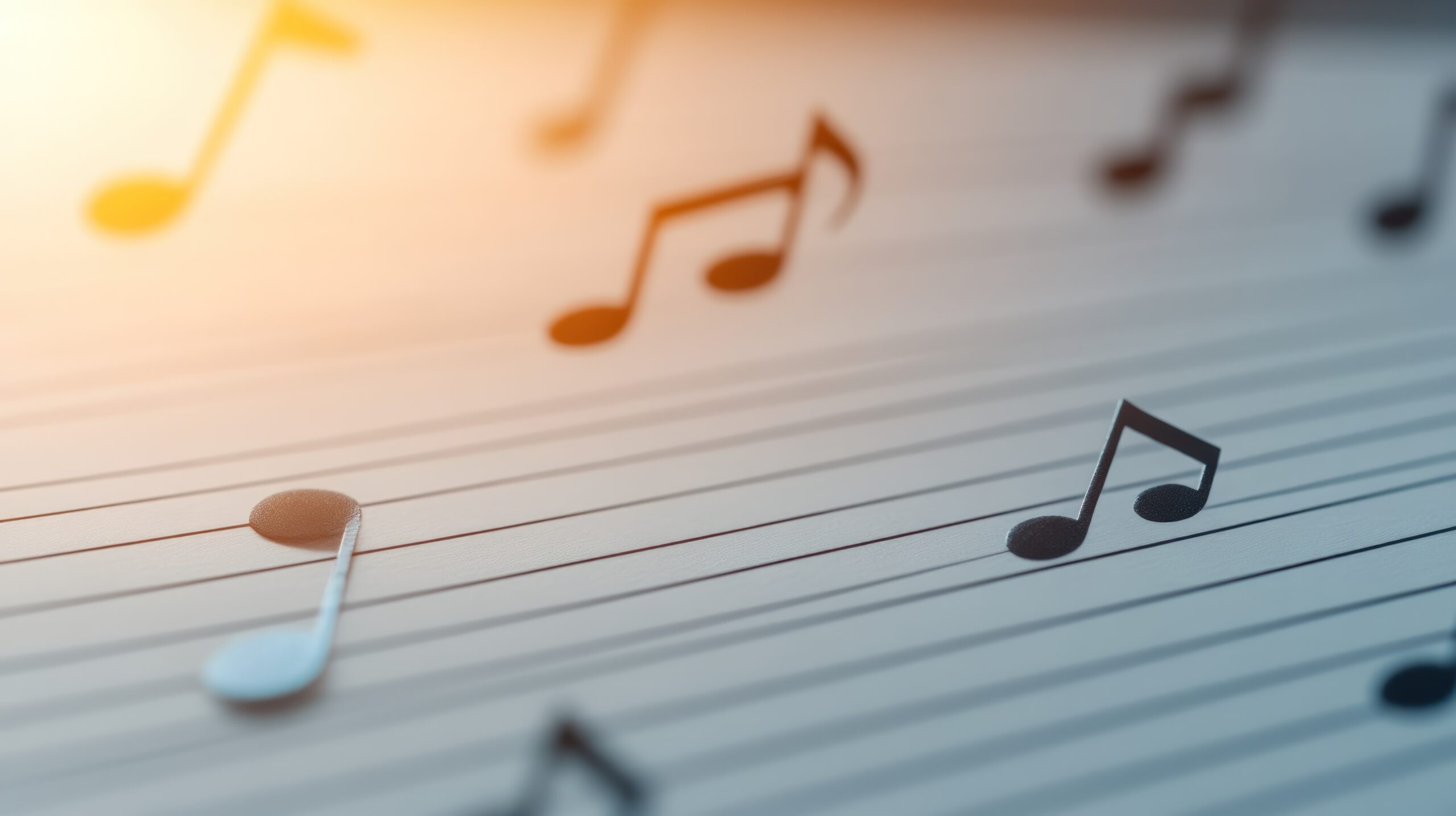 vecteezy musical notes on a sheet of music 70024531 1 scaled
