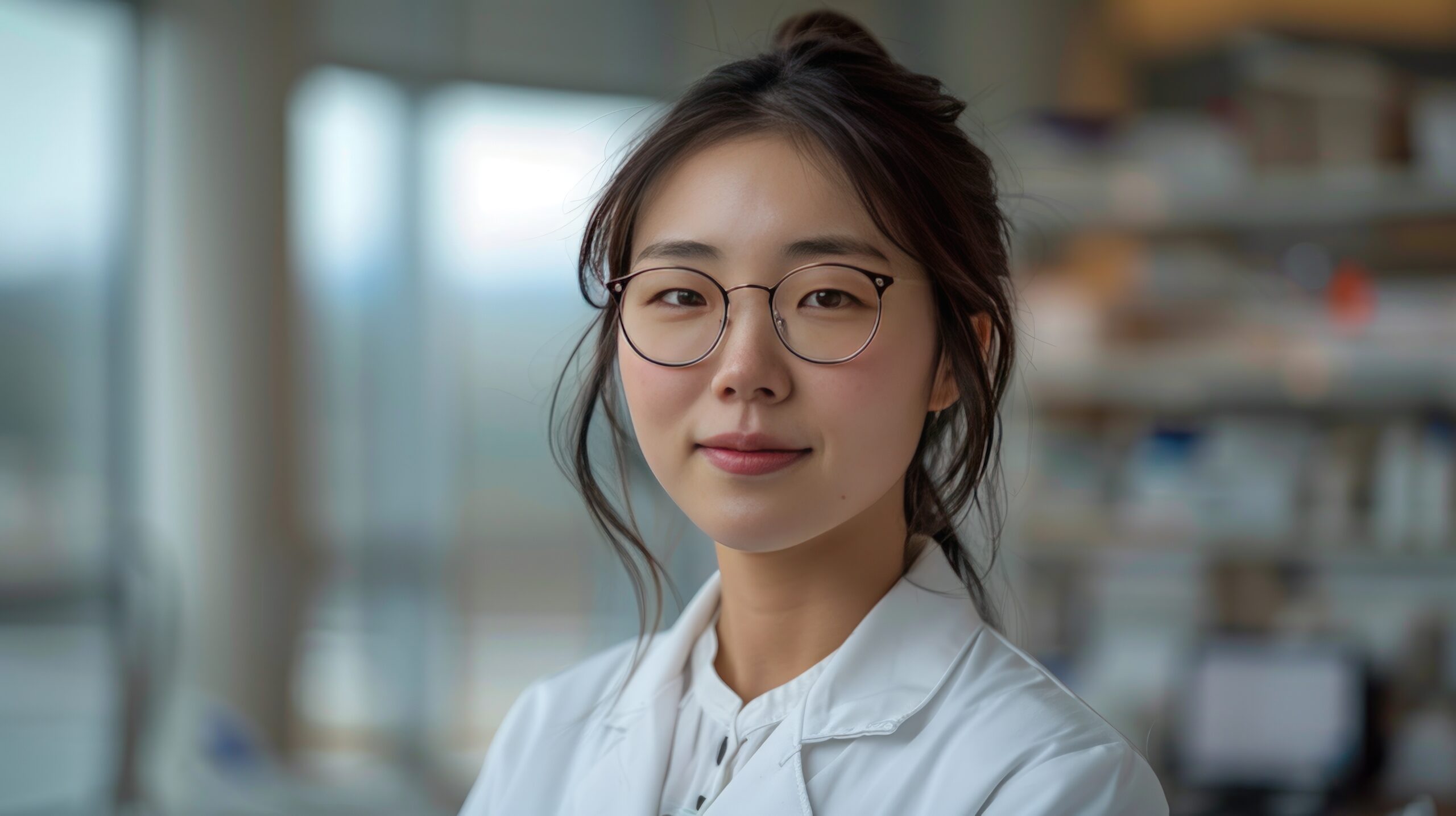 vecteezy portrait of a young woman scientist in a lab 69532362 scaled
