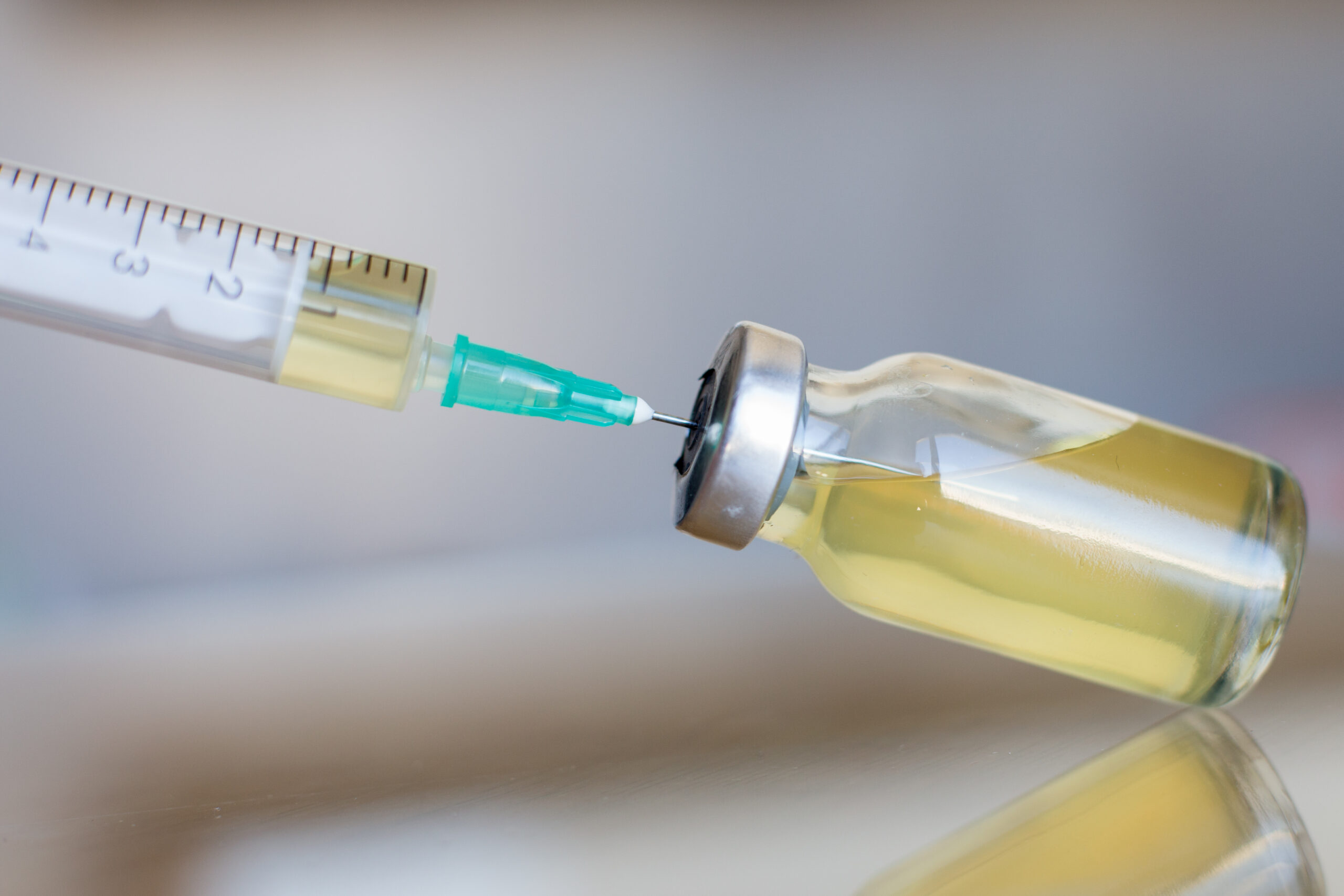 vecteezy vial filled with liquid vaccine in medical lab with syringe 13933855 1 scaled