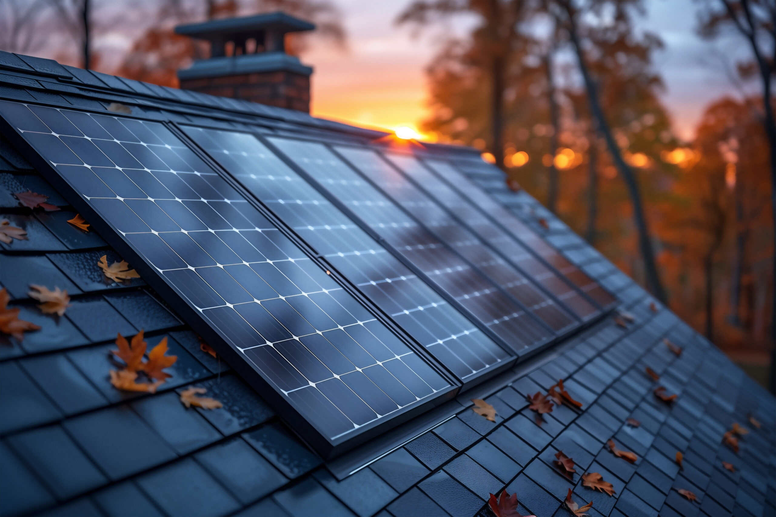 vecteezy a solar panel installed on the roof of a house 45695808 scaled
