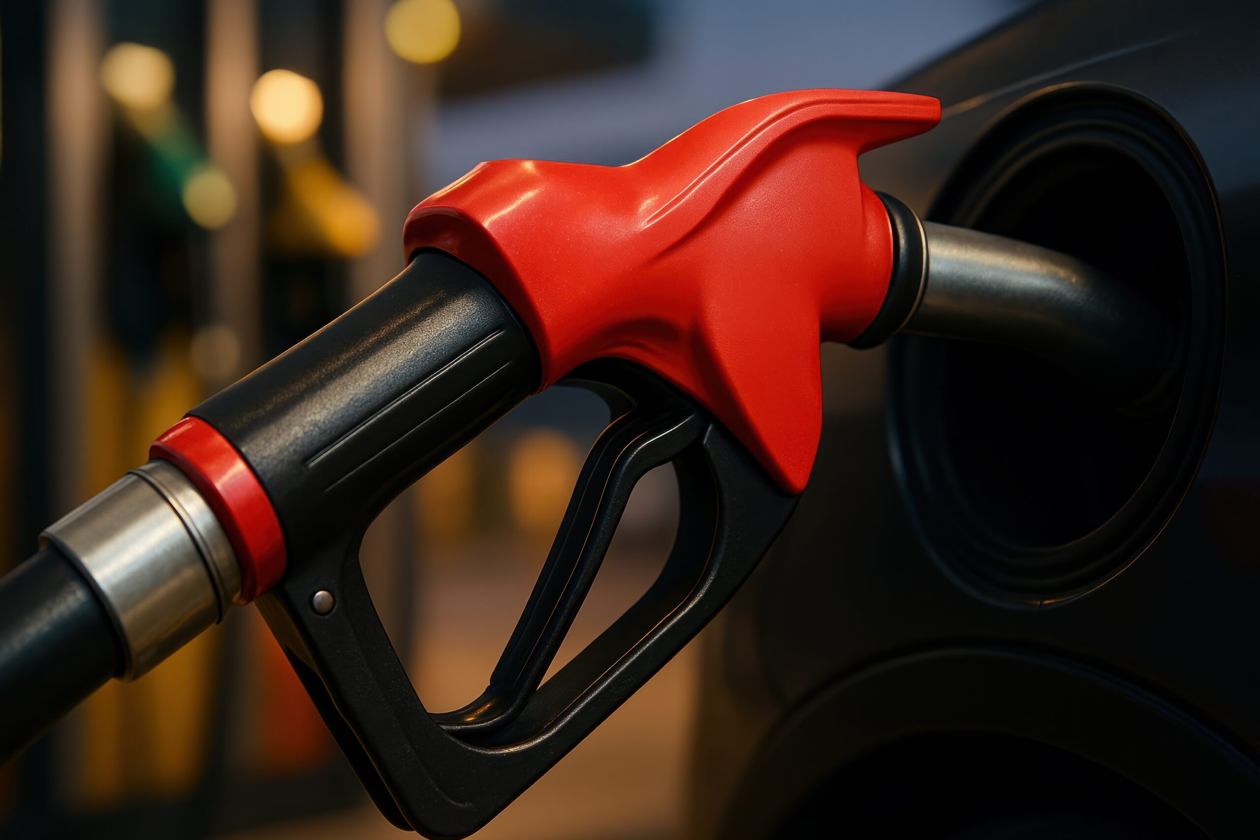 vecteezy red and black fuel nozzle inserted into a car gas tank for 7289298 scaled