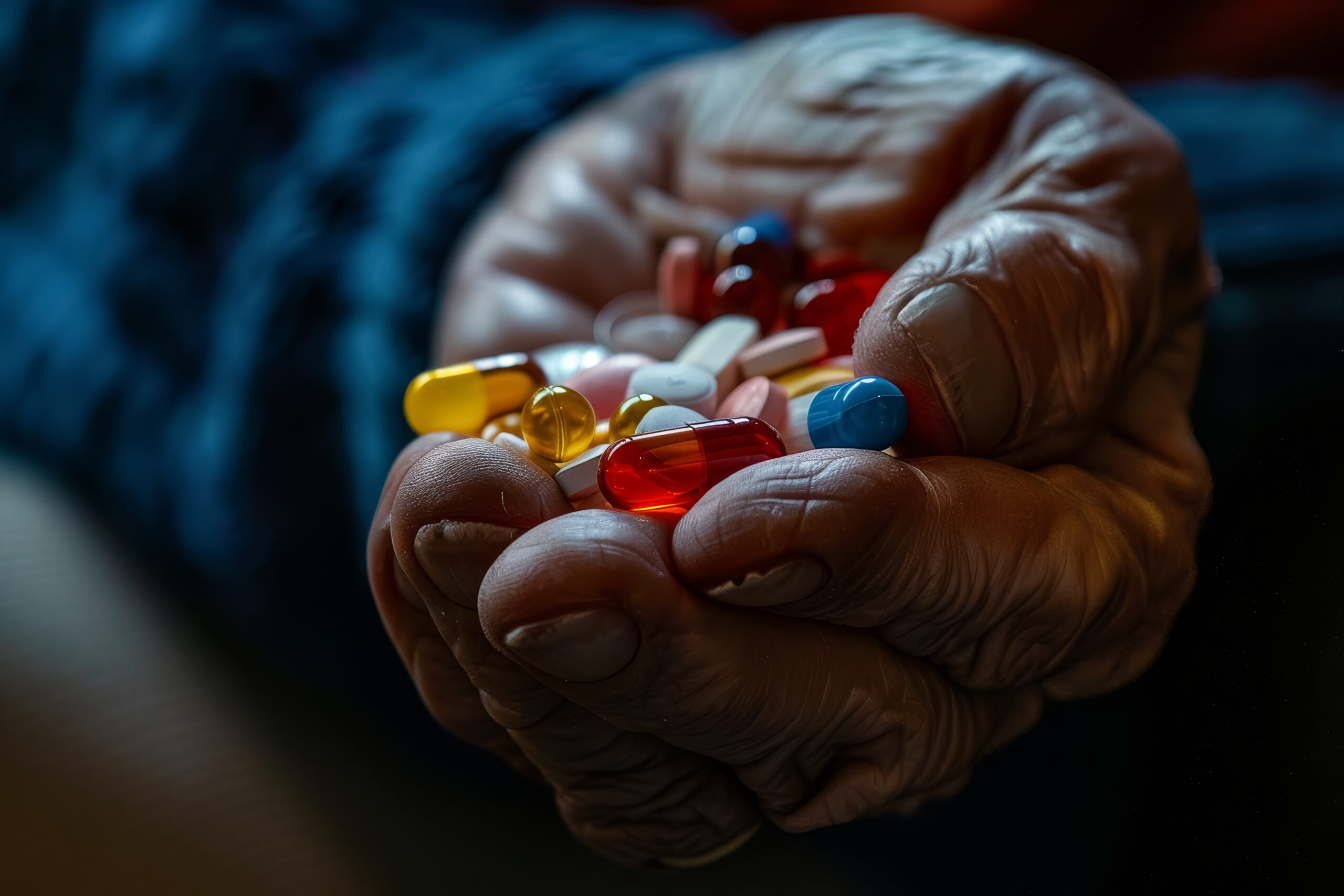 vecteezy ai generated assortment of pills in hand 40970758 scaled