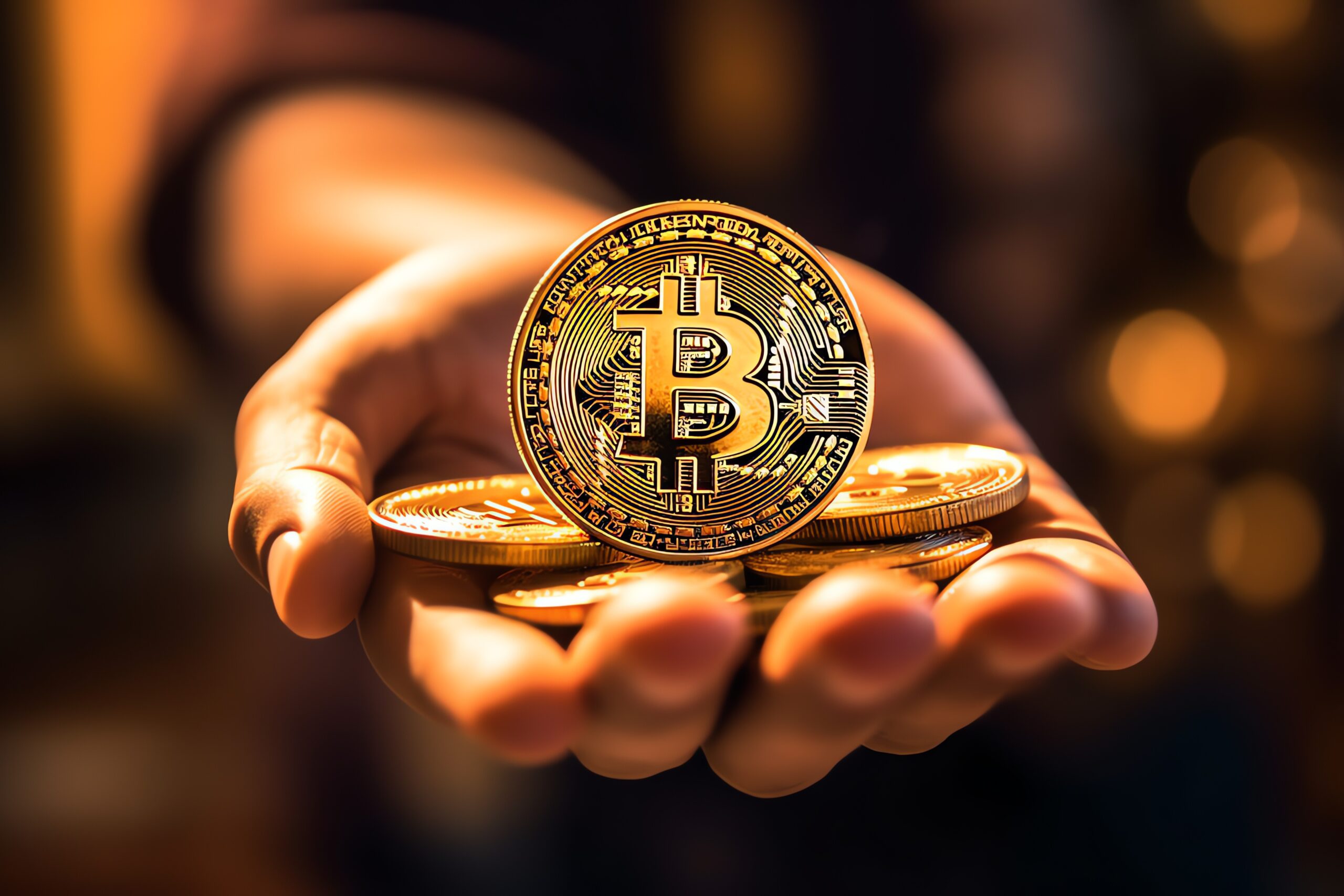 vecteezy golden bitcoin digital cryptocurrency futuristic money 31297691 scaled